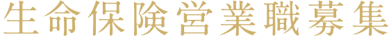 生命保険営業職募集